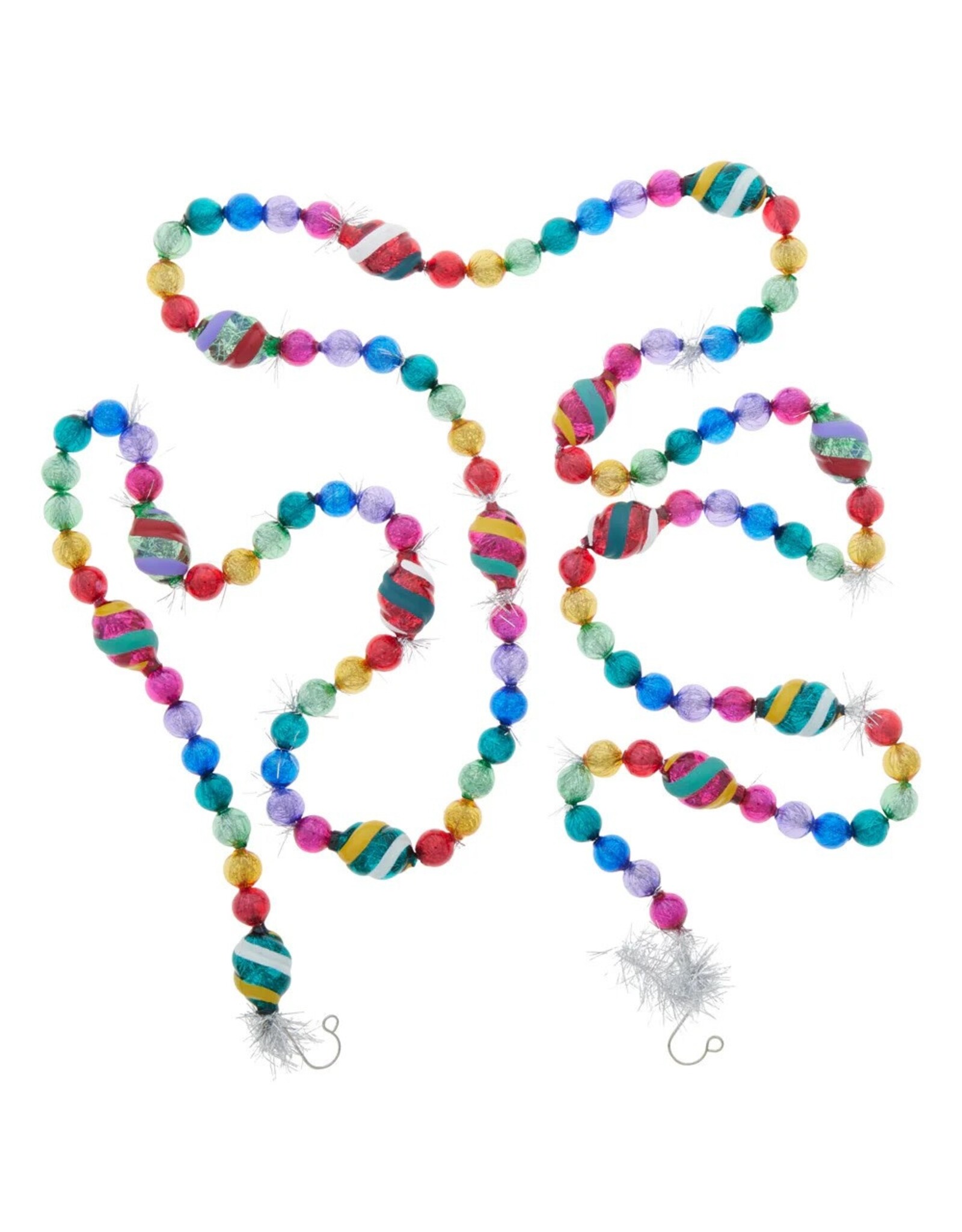 Christopher Radko Shiny Brite Tinsel Garland 1ct 7ft Vivid Vintage