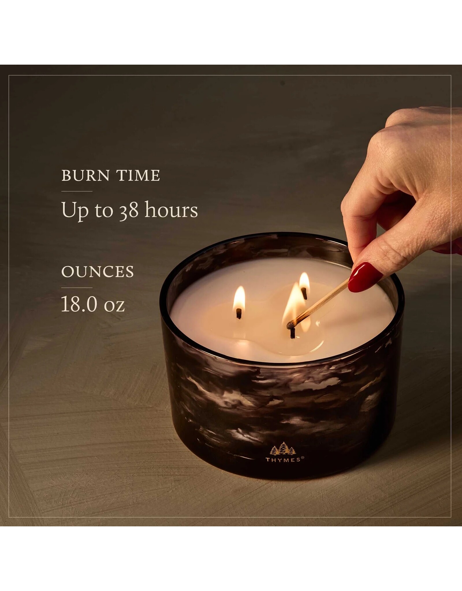 Noir Woods 3-Wick Poured Candle