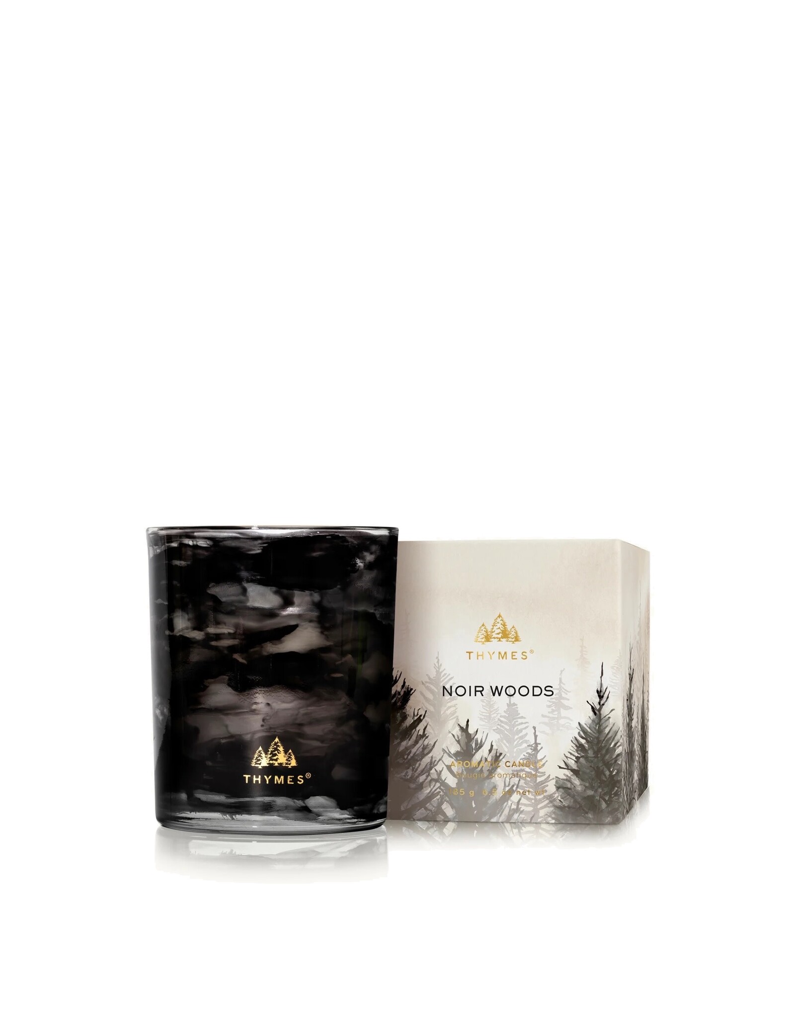 Noir Woods Candles 6.5oz Glass Boxed Candle