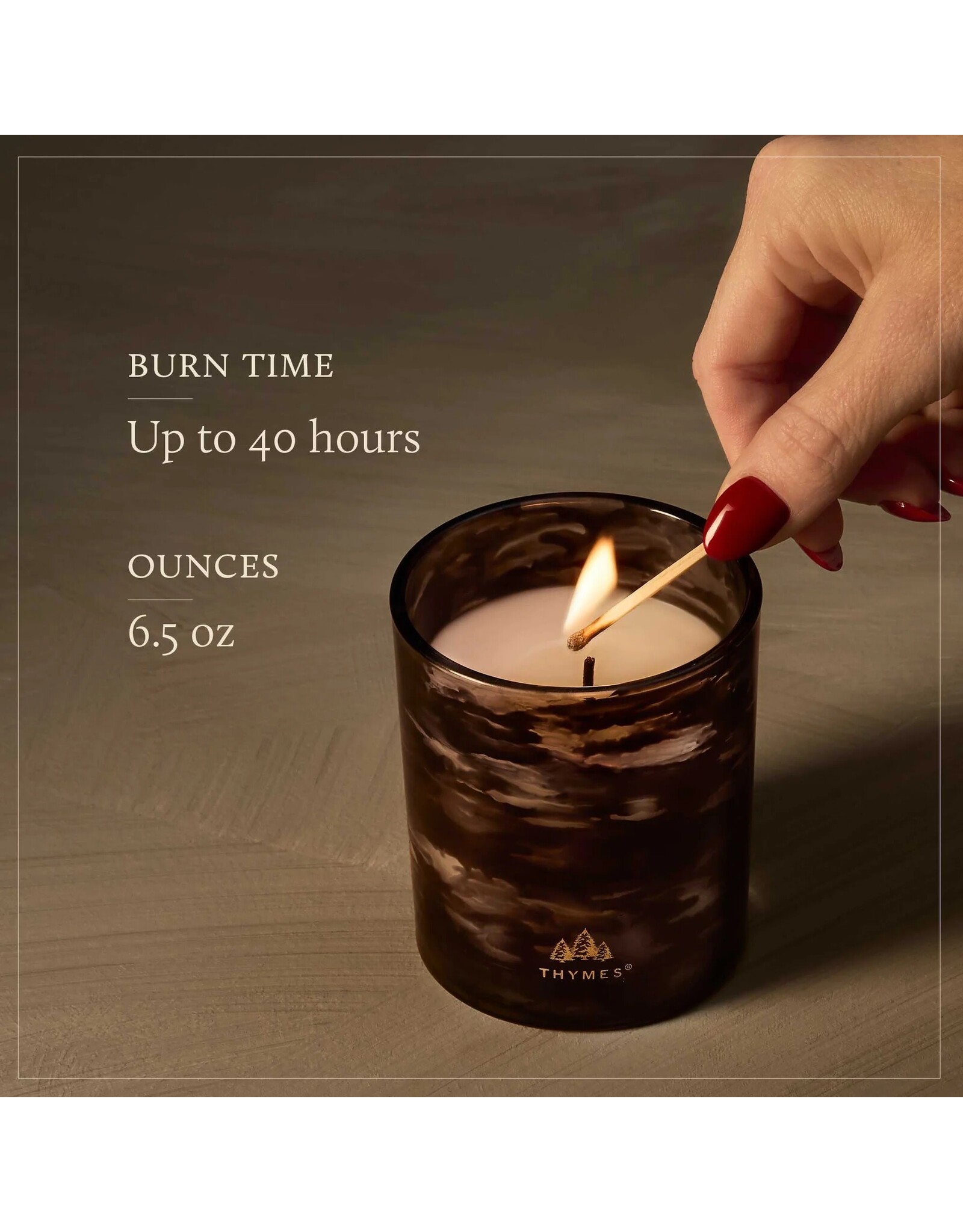Noir Woods Candles 6.5oz Glass Boxed Candle