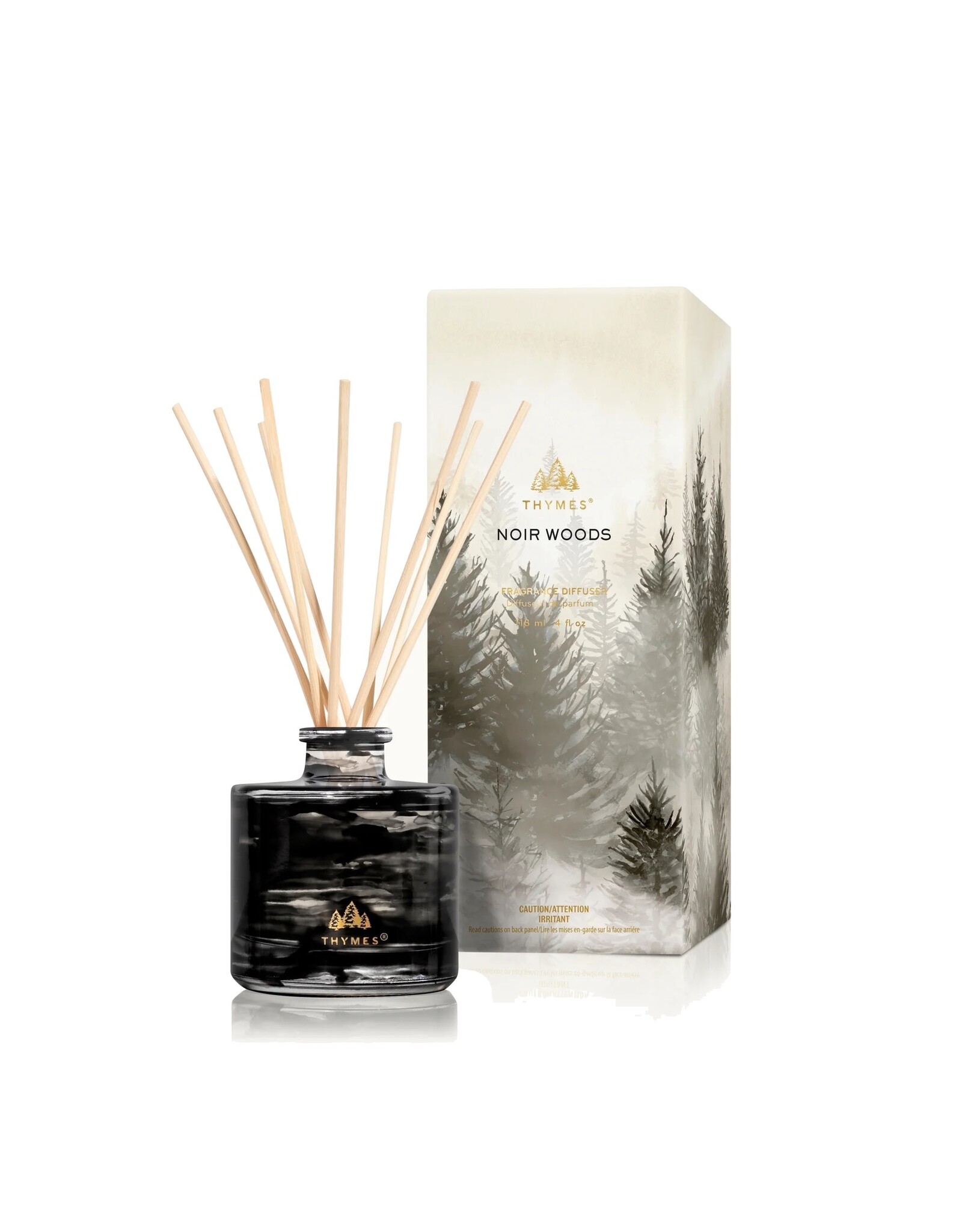 Noir Woods Diffusers 4oz Petite Glass Diffuser