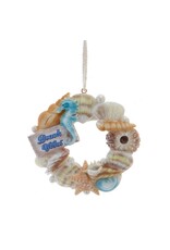 Kurt Adler Beach Seashell Wreath Ornament | Beach Vibes