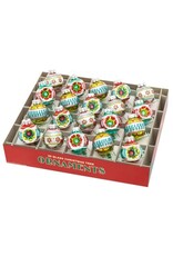 Christopher Radko Shiny Brite Half Reflector Half Rounds 20ct 1.25in Festive Fete