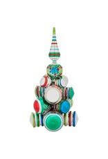 Christopher Radko Shiny Brite Holiday Splendor Cluster Tree 17 Inch