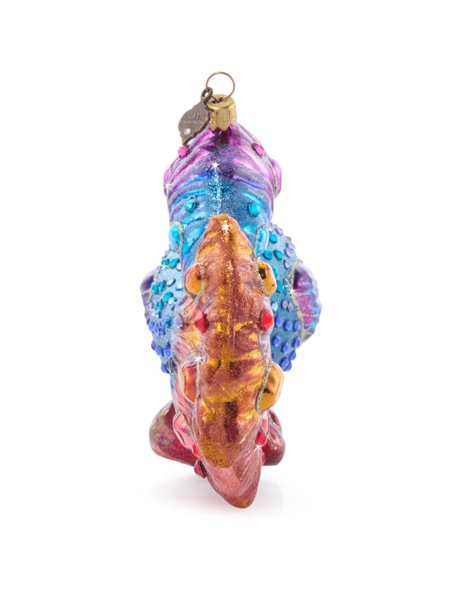Jay Strongwater Christmas Ornaments Fancy Fish Glass Ornament