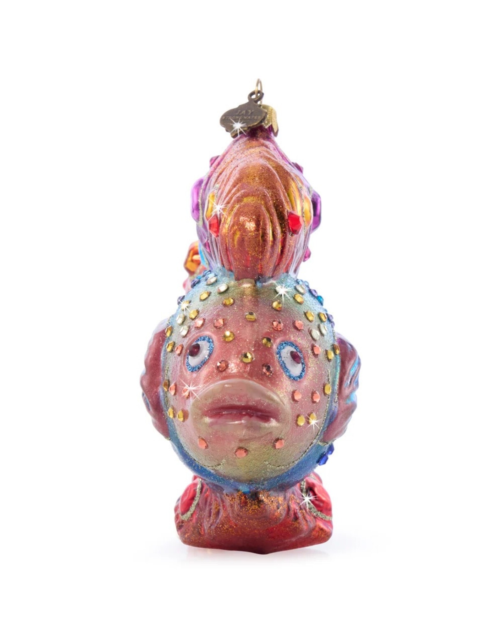 Jay Strongwater Christmas Ornaments Fancy Fish Glass Ornament