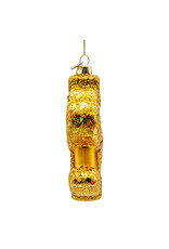 Kurt Adler Noble Gems Gold Dollar Sign Ornament 4.75 Inch