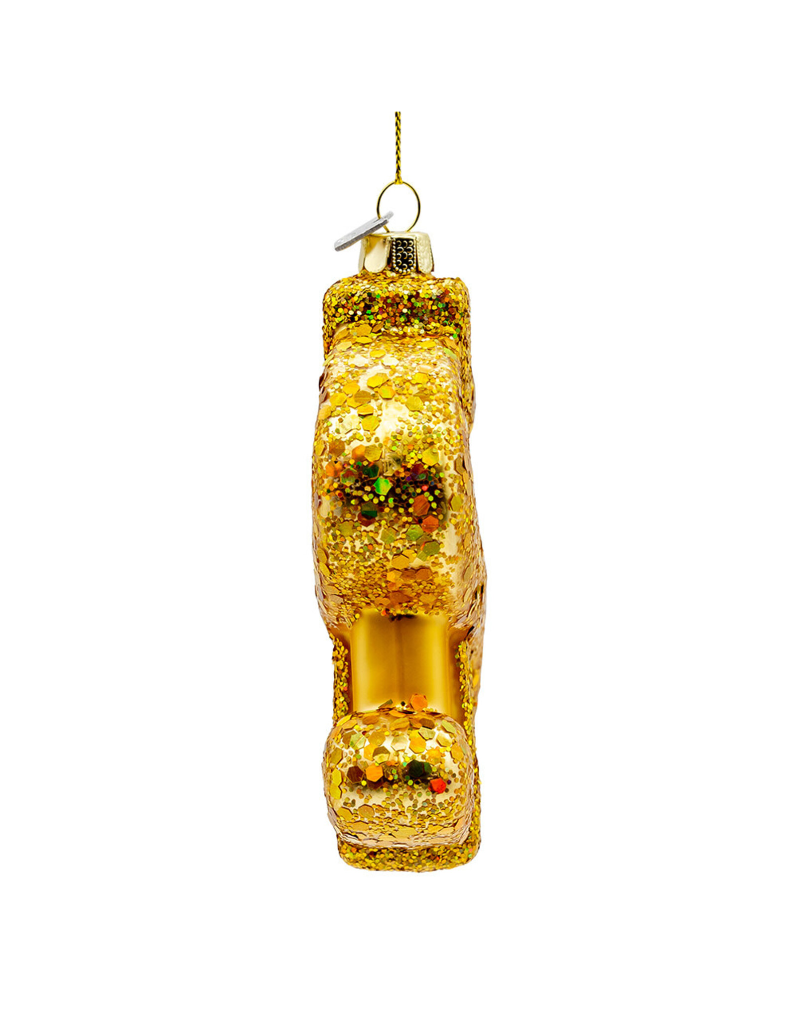 Kurt Adler Noble Gems Gold Dollar Sign Ornament 4.75 Inch