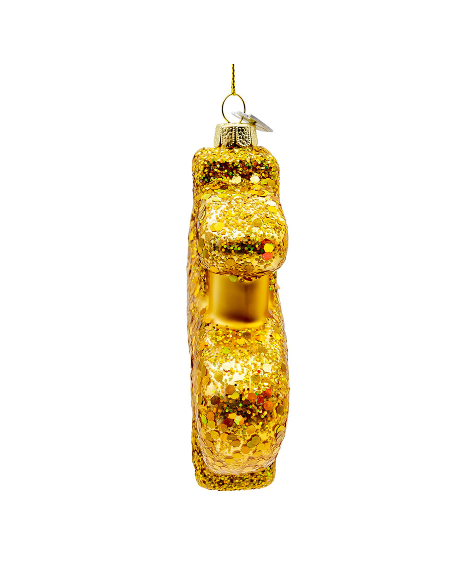 Kurt Adler Noble Gems Gold Dollar Sign Ornament 4.75 Inch