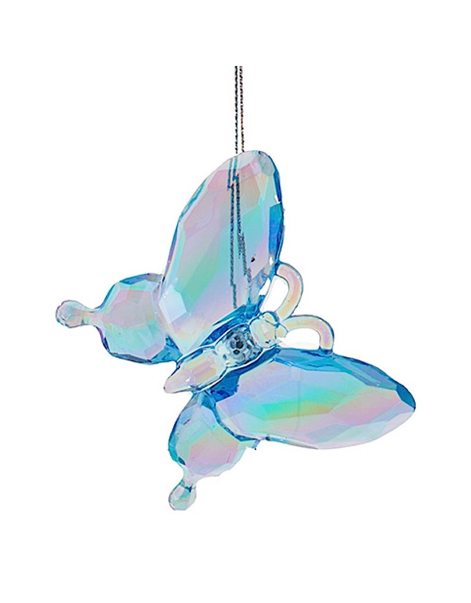 Kurt Adler Acrylic Butterfly Ornament - BL