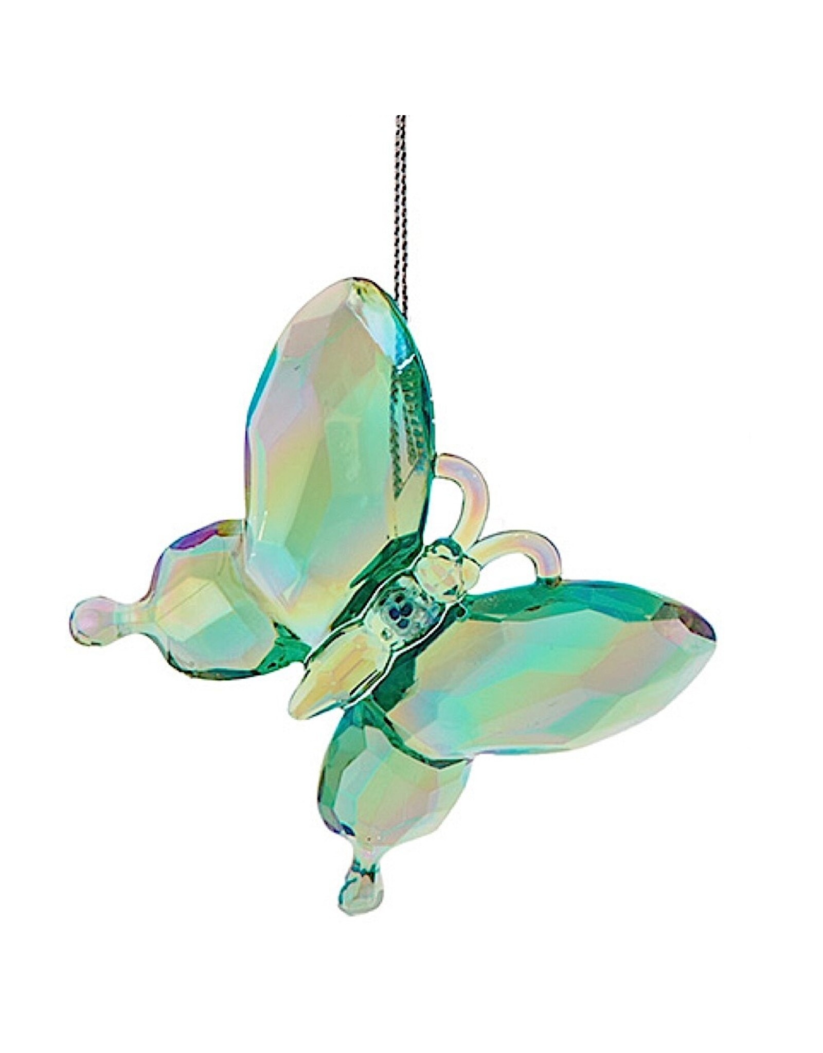Kurt Adler Acrylic Butterfly Ornament - GR