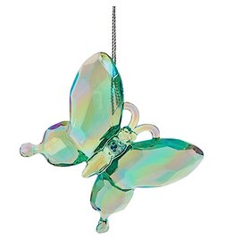 Kurt Adler Acrylic Butterfly Ornament - GR