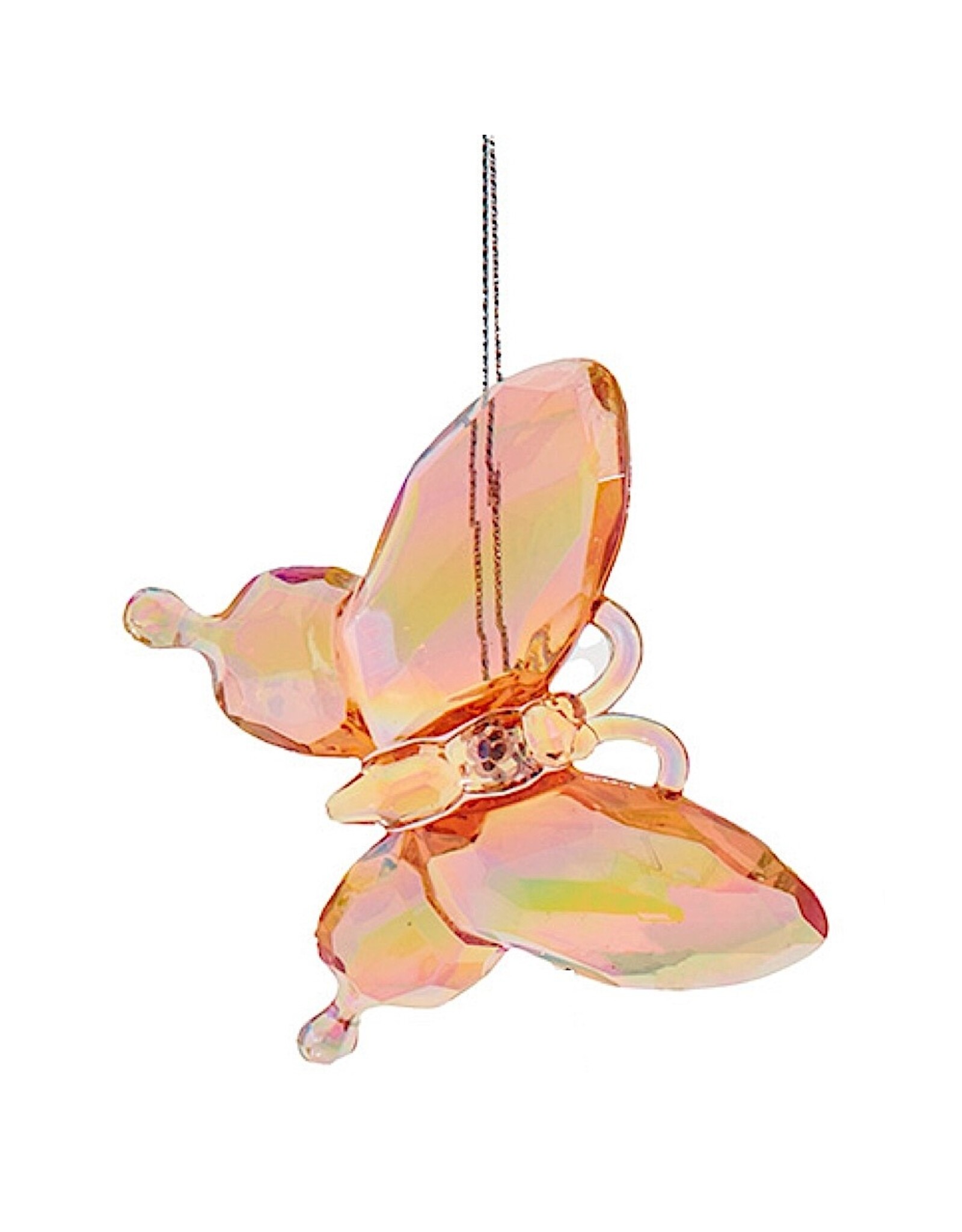 Kurt Adler Acrylic Butterfly Ornament - OR