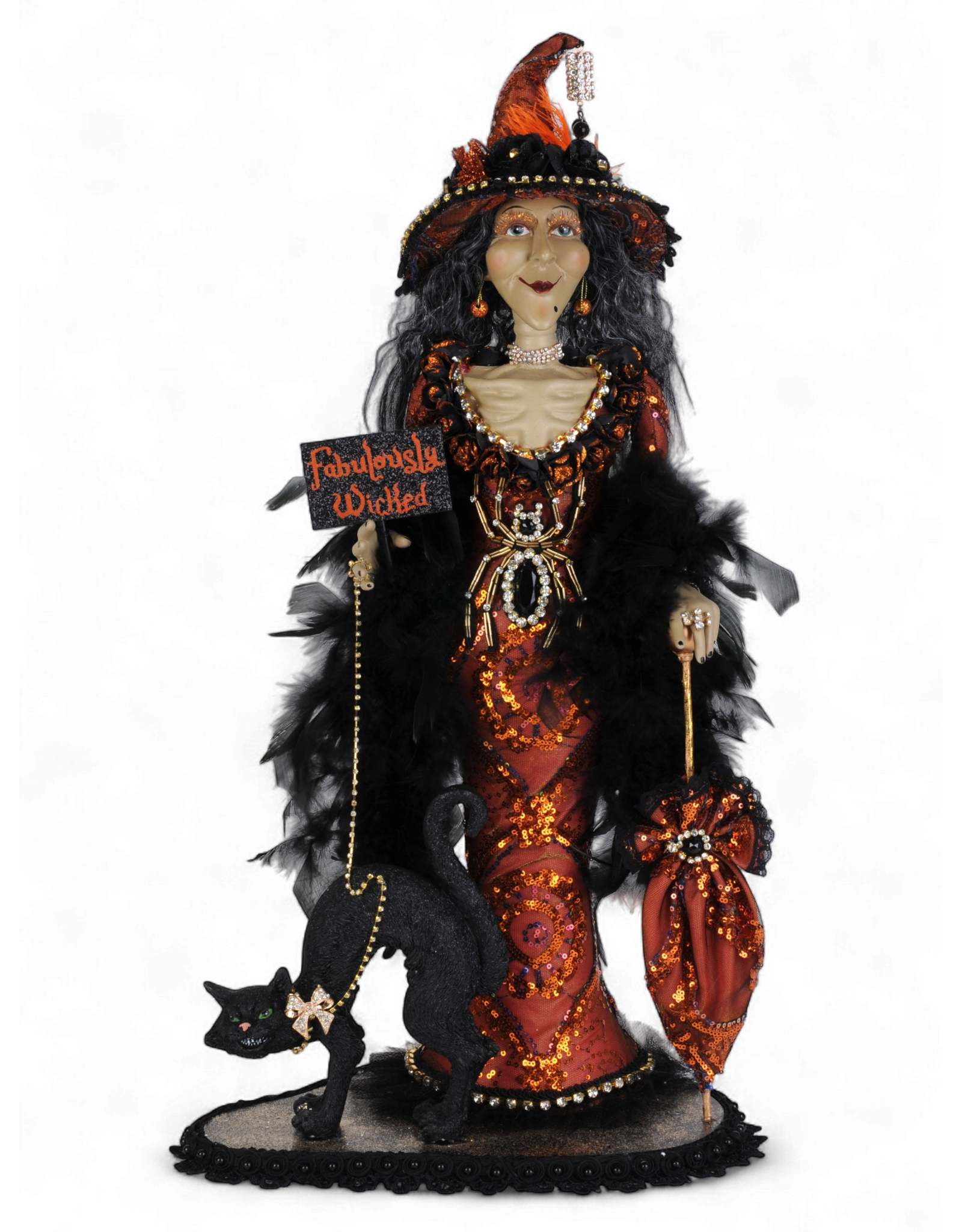 Karen Didion Halloween Lighted Fabulously Wicked Witch