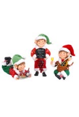Karen Didion Christmas Elves Wine Elf Set of 3