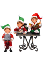 Karen Didion Christmas Elves Wine Elf Set of 3