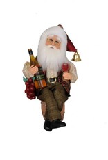 Karen Didion Wine Santa Christmas Decor