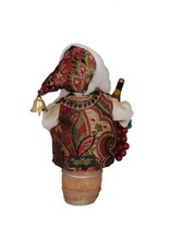 Karen Didion Wine Santa Christmas Decor