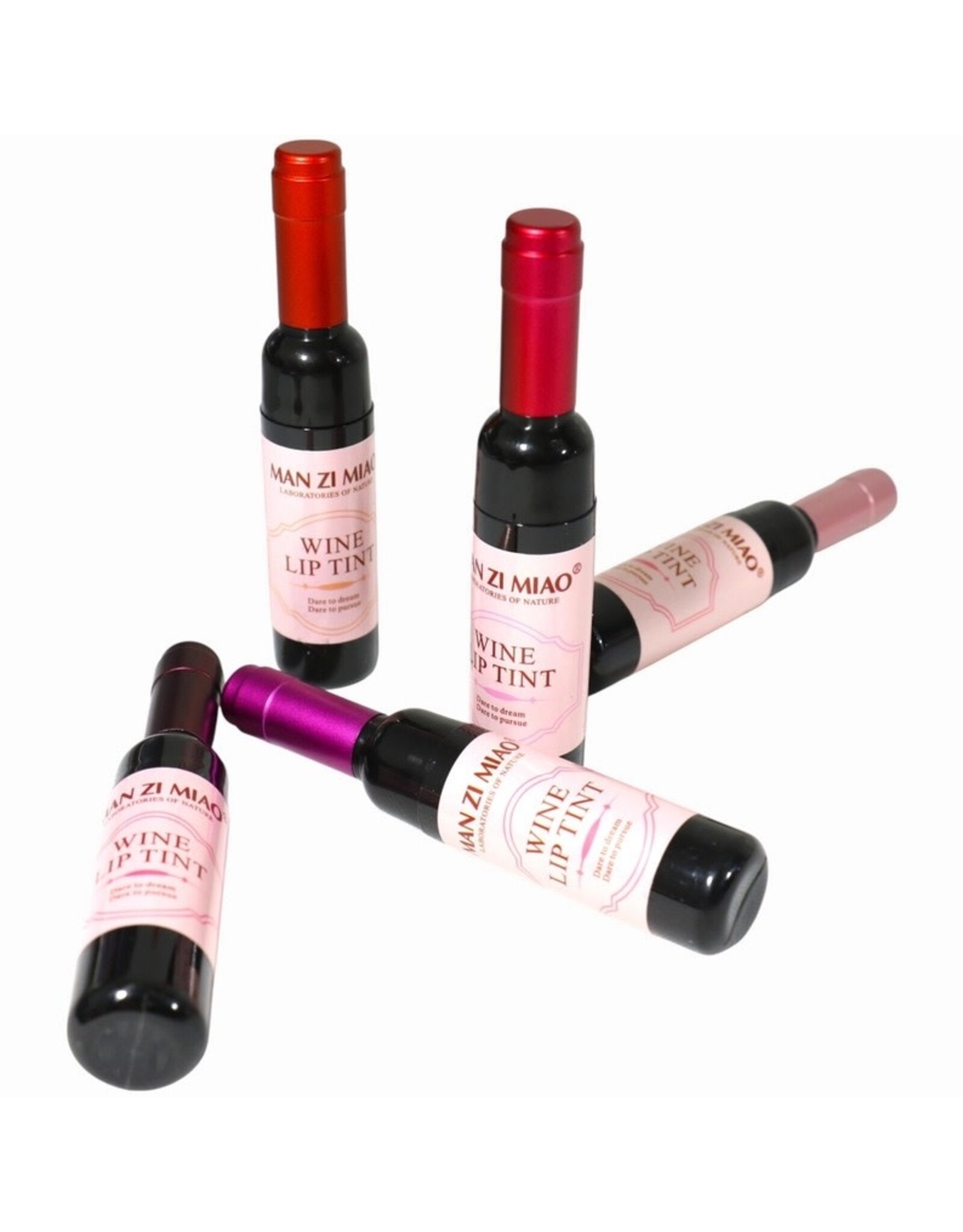 Man Zi Miao Wine Lip Tint | 24 Hour Waterproof Lip Gloss 1ct Random