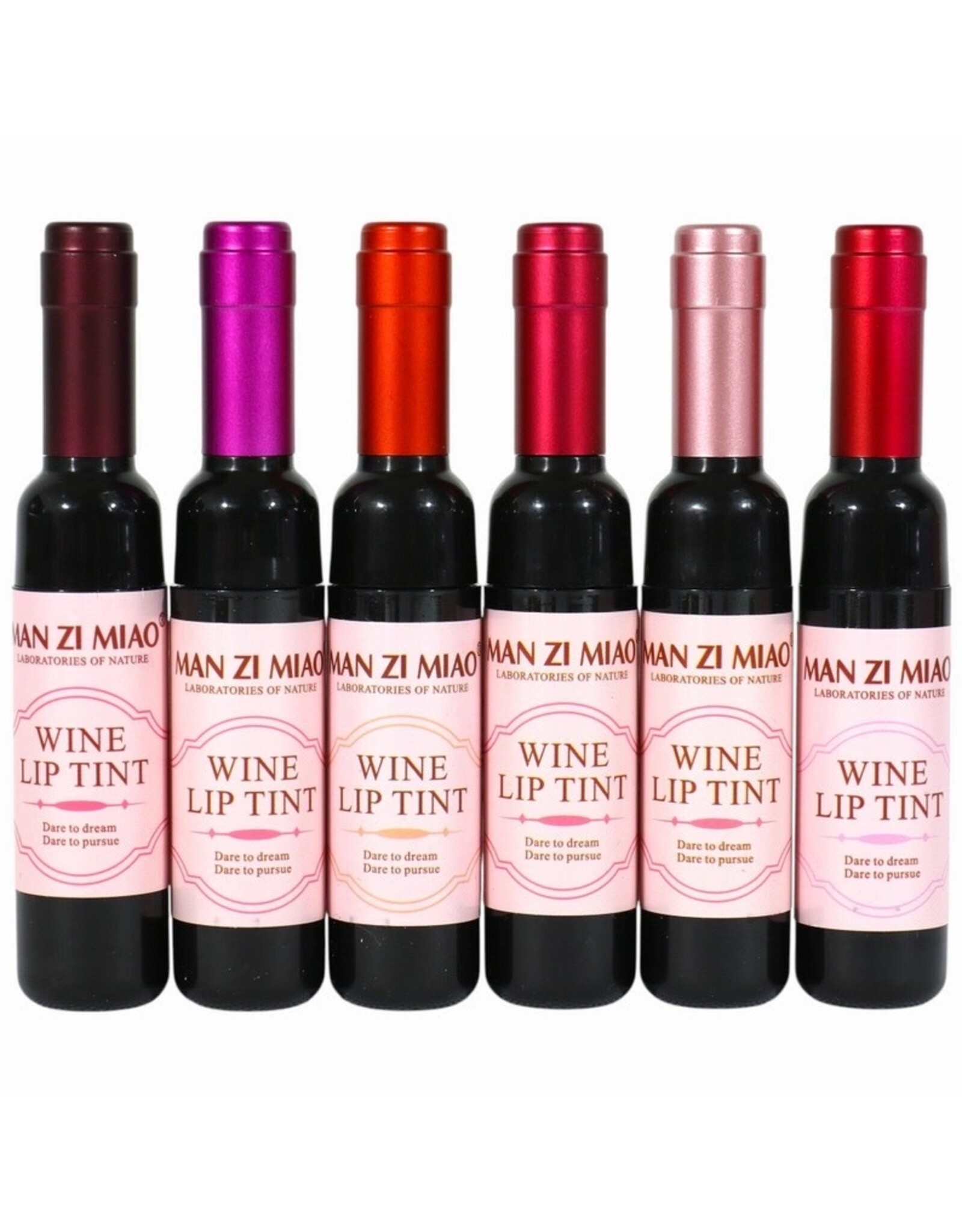 Man Zi Miao Wine Lip Tint | 24 Hour Waterproof Lip Gloss 1ct Random