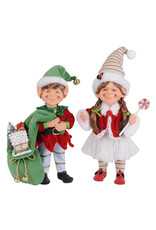 Karen Didion Christmas Elves Special Delivery Elf Set of 2