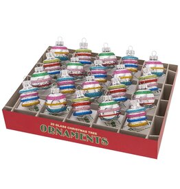 Christopher Radko Shiny Brite Shapes N Rounds 20 Ct Christmas Confetti