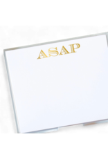 Black Ink Notepads Gold Foil LUXE 8.5 x 7 Notepad | Shit List