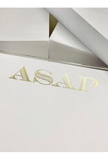 Black Ink Notepads Gold Foil LUXE 8.5 x 7 Notepad | Shit List