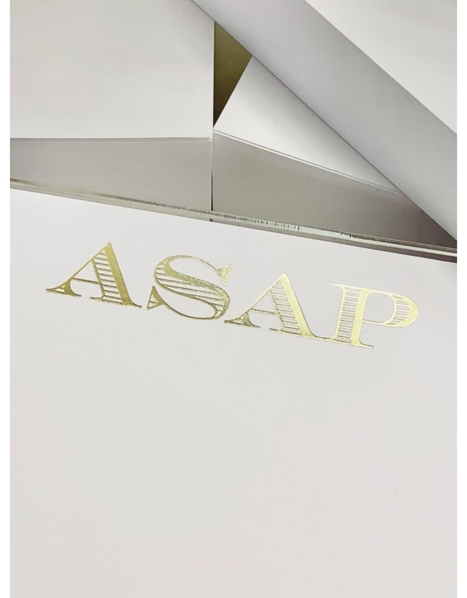 Black Ink Notepads Gold Foil LUXE 8.5 x 7 Notepad | Shit List