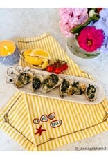 Mud Pie Oyster Tray and Tidbit Dish Dip Set
