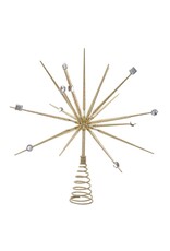 Kurt Adler Christmas Tree Topper Gold Thorn Spring Treetop