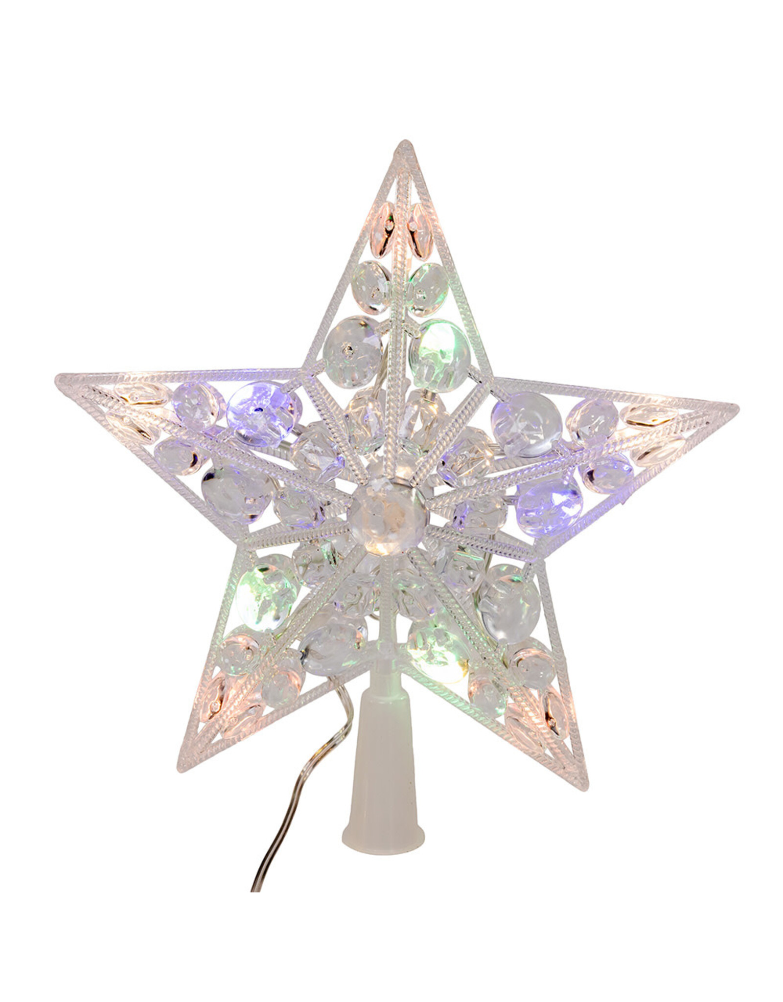 Kurt Adler Star Treetop 11L Dual Color Multi-WW LED w Remote