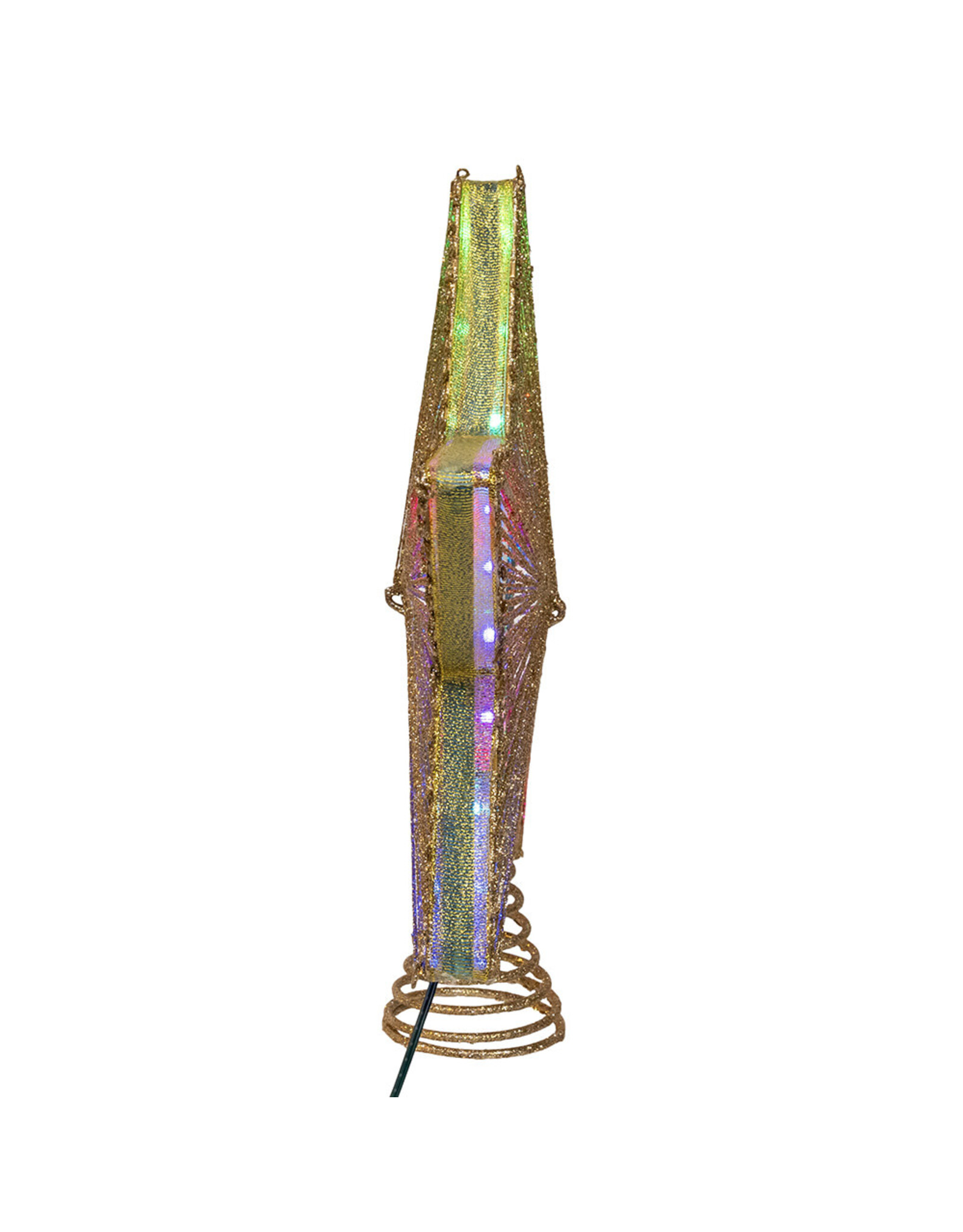 Kurt Adler Star Treetop 27L Multicolor SMD LED 11-5H w Remote