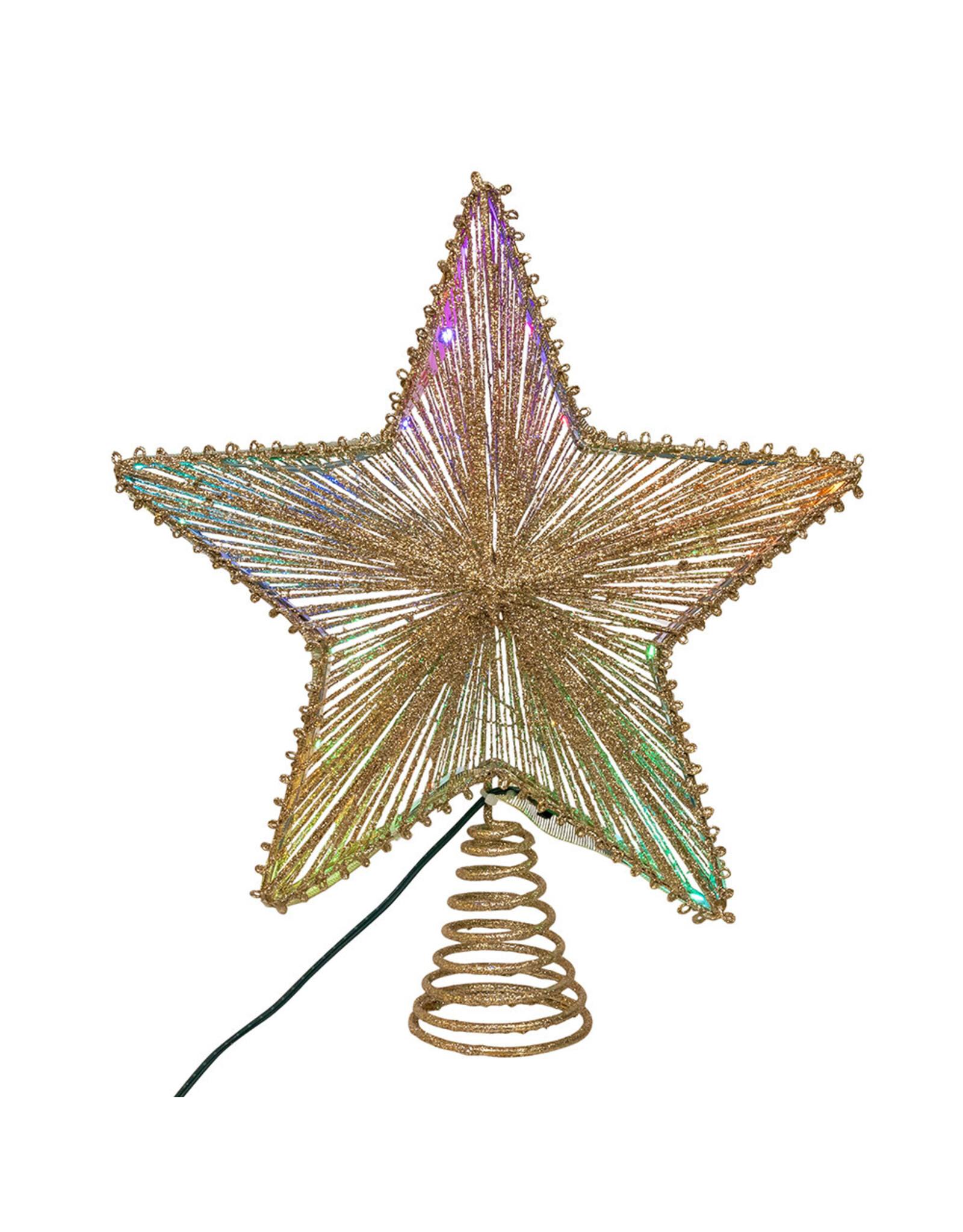 Kurt Adler Star Treetop 27L Multicolor SMD LED 11-5H w Remote