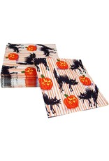 Caspari Halloween Party Paper Cocktail Napkins 20pk Black Cats