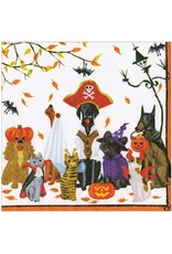 Caspari Halloween Party Paper Cocktail Napkins 20pk Halloween Pets
