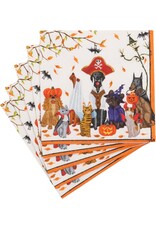 Caspari Halloween Party Paper Cocktail Napkins 20pk Halloween Pets