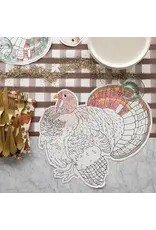 Hester & Cook Die-cut Coloring Turkey Placemat