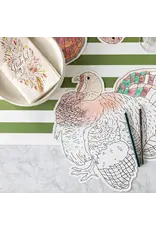 Hester & Cook Die-cut Coloring Turkey Placemat