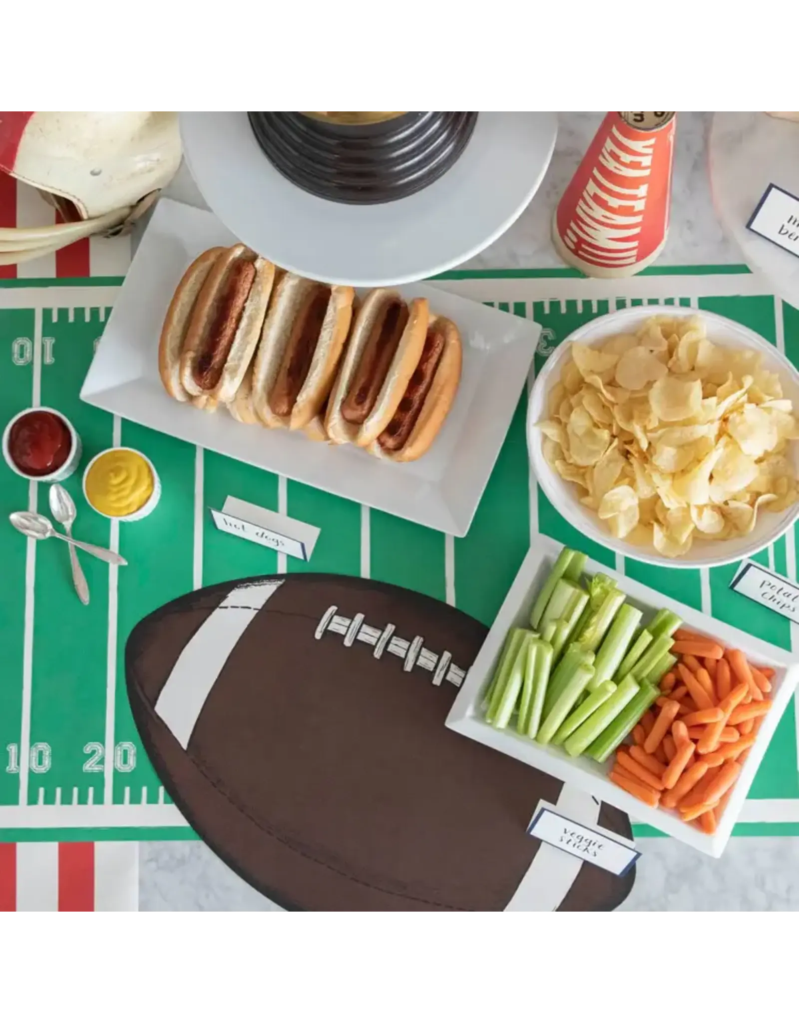 Hester & Cook Die-cut Football Placemat