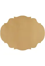 Hester & Cook French Frame Die-cut Placemats 12ct Metallic Gold