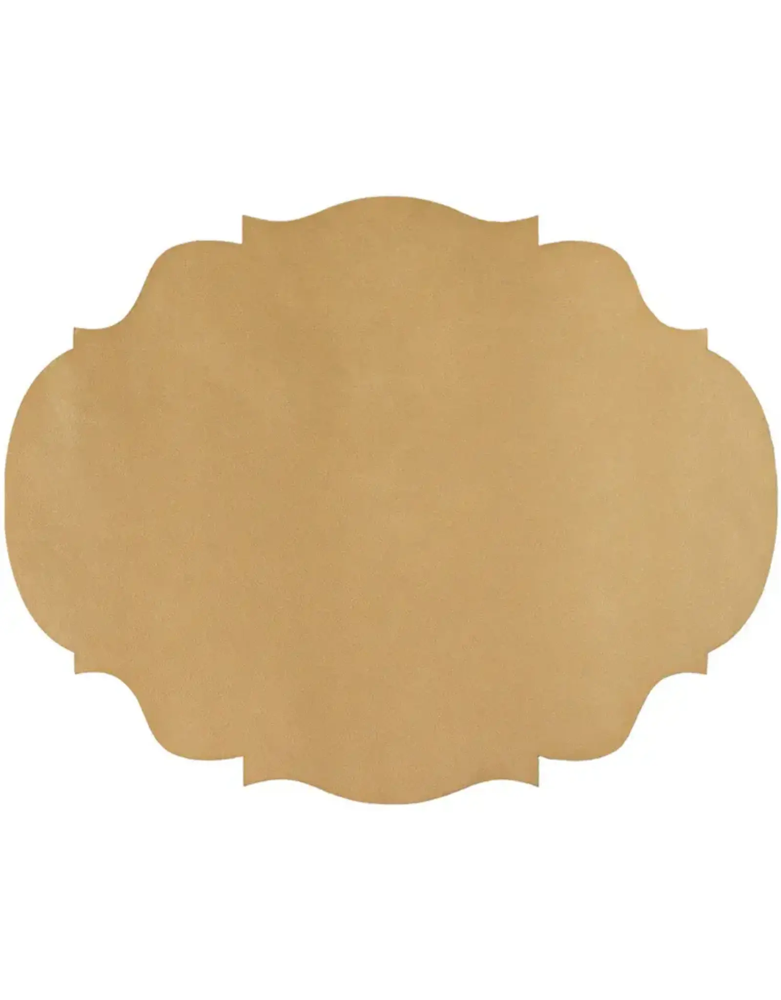 Hester & Cook French Frame Die-cut Placemats 12ct Metallic Gold