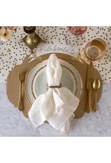 Hester & Cook French Frame Die-cut Placemats 12ct Metallic Gold