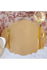 Hester & Cook French Frame Die-cut Placemats 12ct Metallic Gold