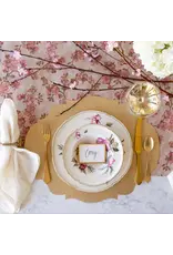 Hester & Cook French Frame Die-cut Placemats 12ct Metallic Gold
