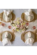 Hester & Cook French Frame Die-cut Placemats 12ct Metallic Gold