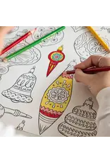 Hester & Cook Christmas Coloring Placemat 18pk 2 Assorted Styles