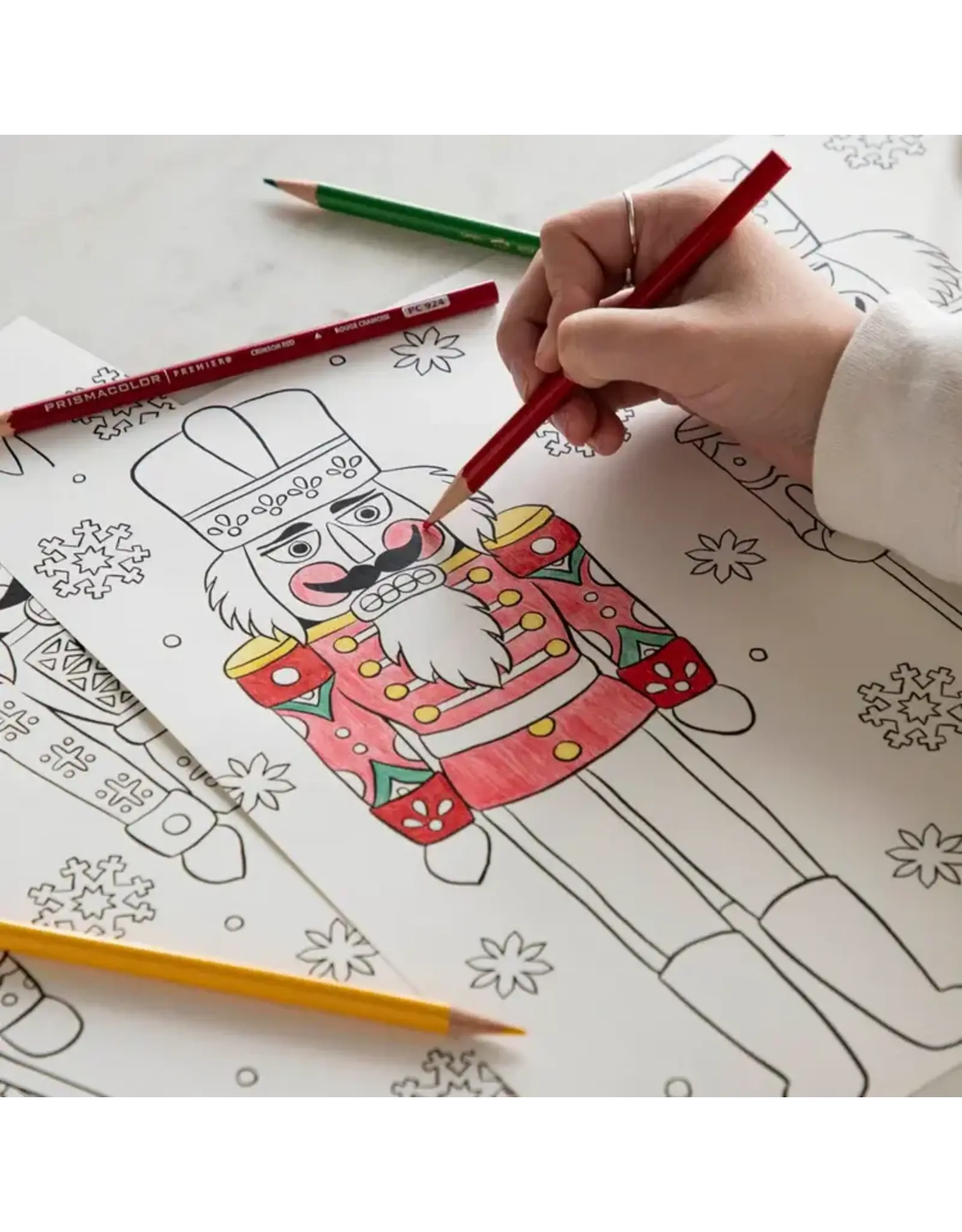 Hester & Cook Christmas Coloring Placemat 18pk 2 Assorted Styles