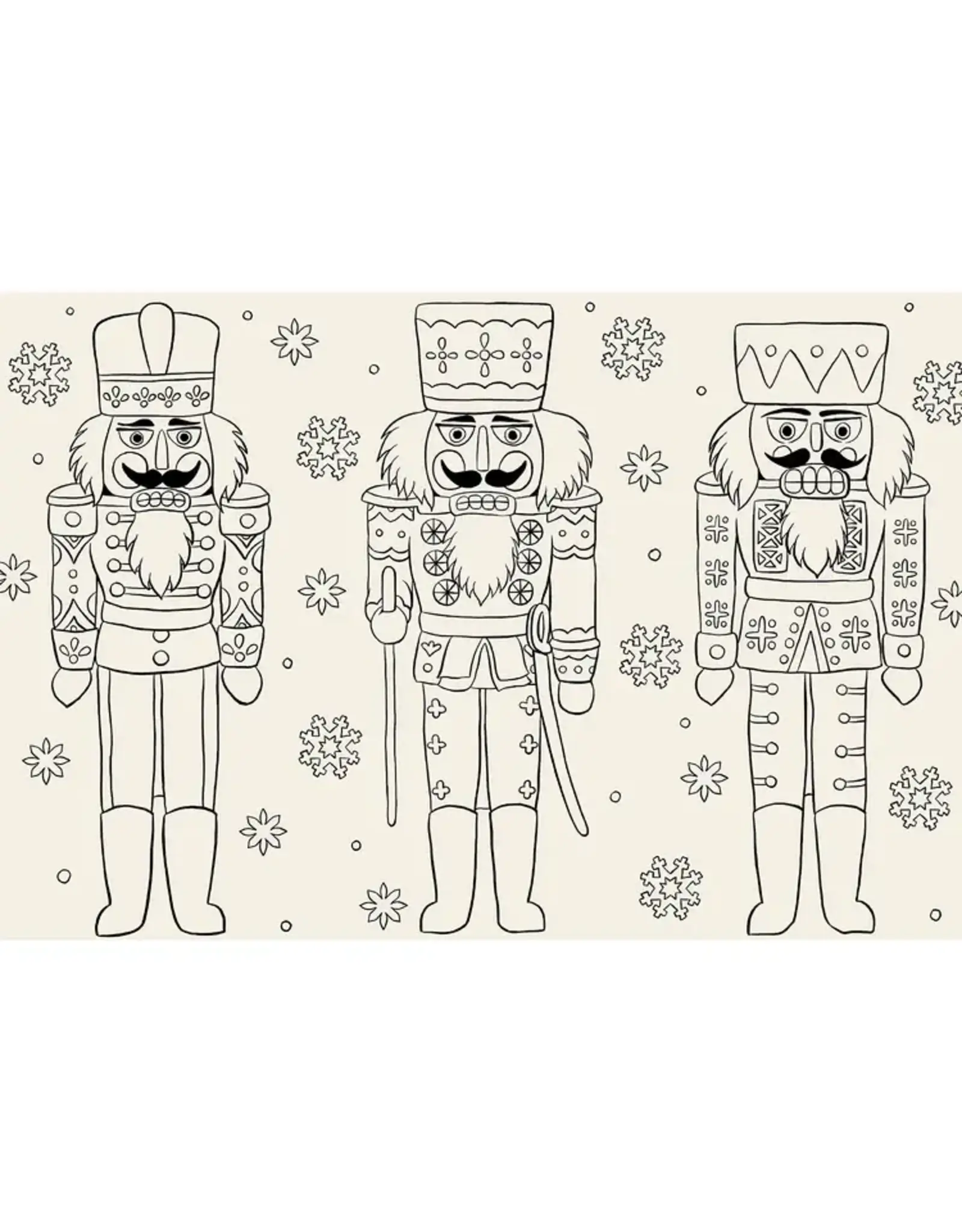 Hester & Cook Christmas Coloring Placemat 18pk 2 Assorted Styles