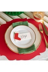 Hester & Cook French Frame Die-cut Placemats 12ct Red